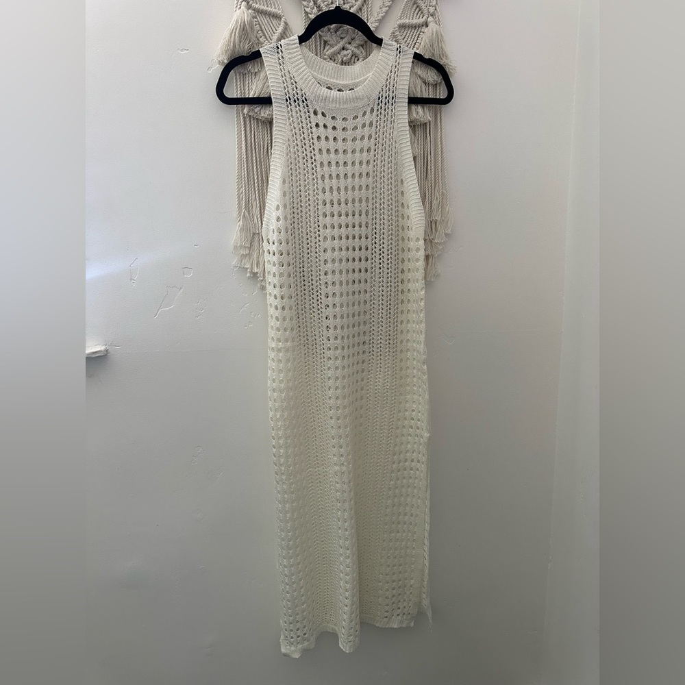 Knit cover up dress